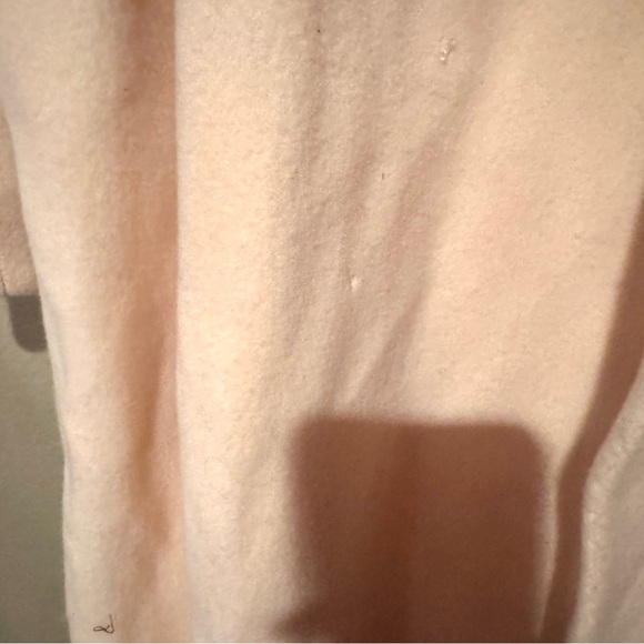 Vintage Preston & York Wool Longline Overcoat Beige Size 12 - Picture 5 of 9